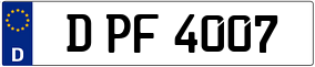 Truck License Plate